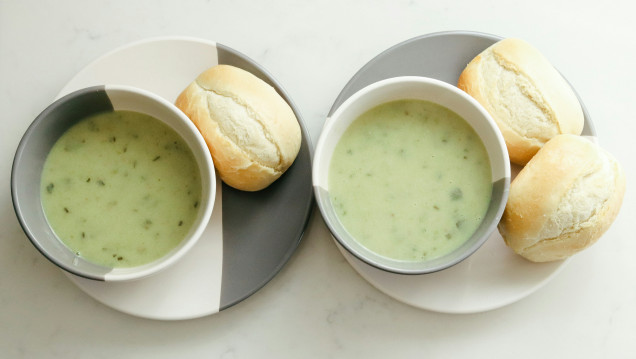 Leek and Potato Green Chilli Soup